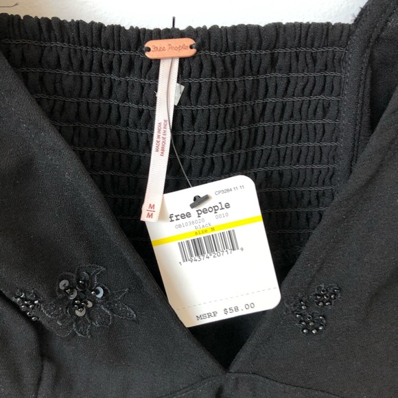 NWT Free People Hard to Handle Brami Black - Picture 7 of 7